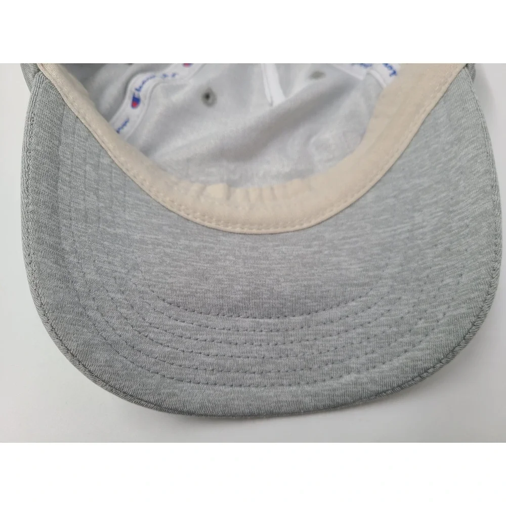 Champion Brand‎ Strapback Adjustable Hat Cap Polyester Blend Dad Men Women Gray